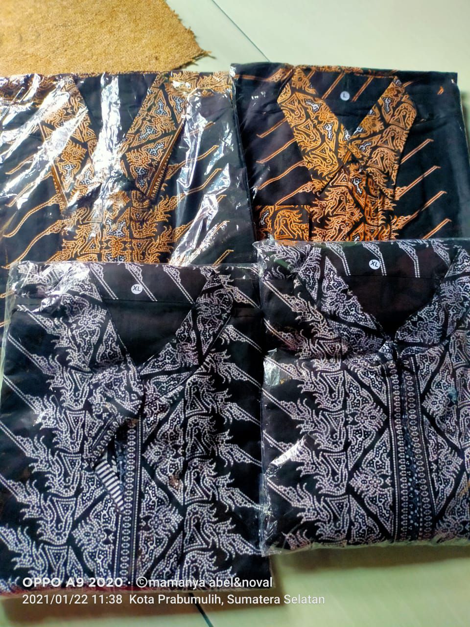 Batik Couple Keluarga Sania Ruffle Ori Motif Termurah Di Shopee