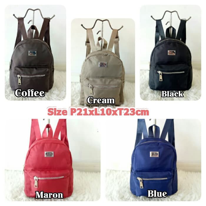 TERMURAAH, KL840 Tas Wanita Import Ransel Mini KLUM High Quality .