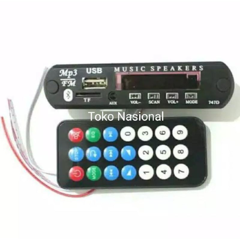 Kit/module mp3 Bluetooth 8-12V  pakai 7805