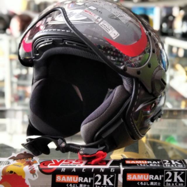 Helm kyt Elsico polos gunmetal