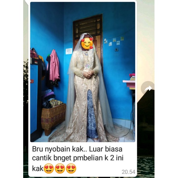 KEBAYA AKAD MEWAH FULL PAYET//BAJU WEDDING MODERN//KEBAYA TERBARU