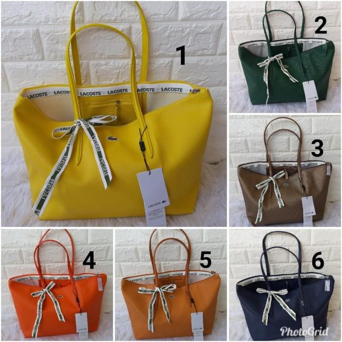 LTP -TAS LACOSTE TOTE BAG FASHION WANITA READY 10WARNA