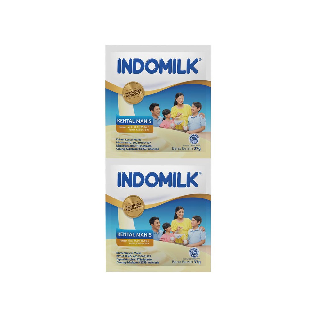 

INDOMILK SUSU KENTAL MANIS KRIMER SACHET 6x37g