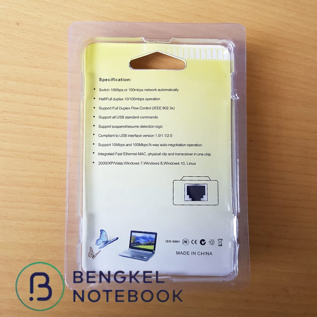 USB LAN Ethernet pakai kabel