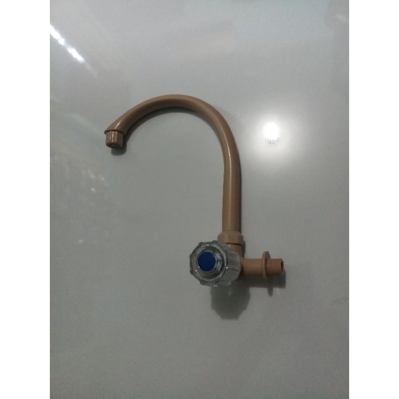 Kran Air Angsa Crystal PVC 1/2inci / Keran Dapur cuci piring ABS