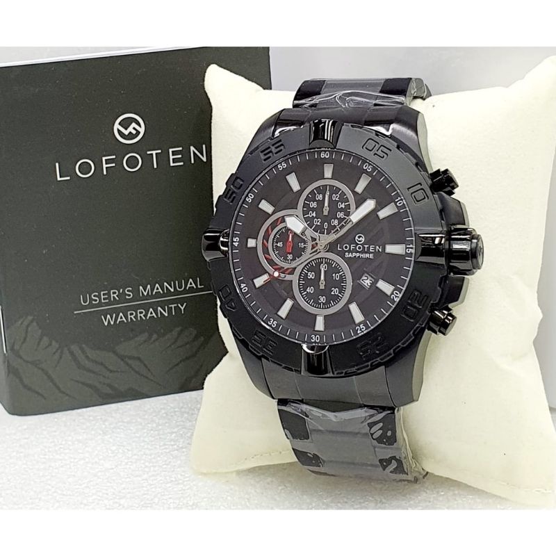 LOFOTEN 6512 JAM TANGAN PRIA LOFOTEN SAPPHIRE ORIGINAL BLACK