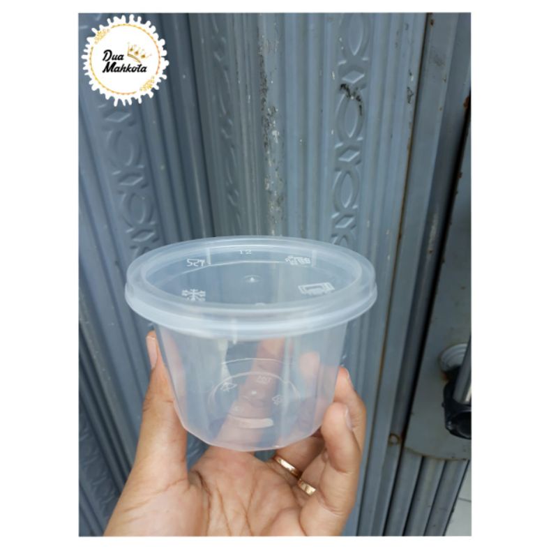 Thinwall DM 100ml Round Cup / Cup Puding Thinwall Round 100ml (isi 25pcs)
