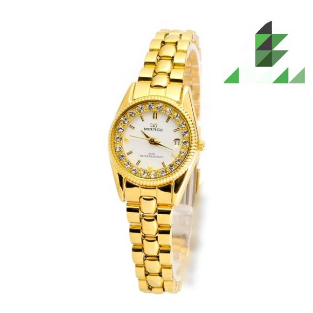 Jam Tangan Wanita Original Mirage 1579 Water Resistance
