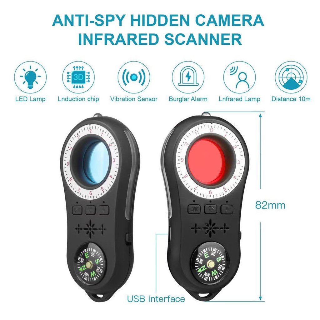 Alat Infrared Deteksi Kamera Tersembunyi &amp; Kamera Mata-Mata/SPY/Ip camera/Ipcam/alat deteksi kamera