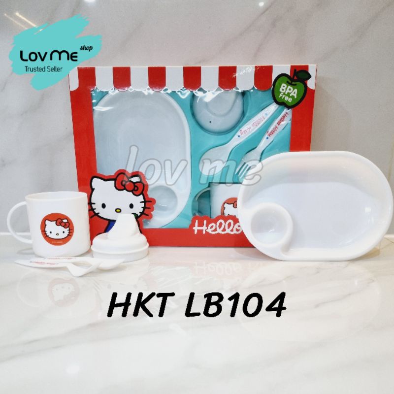 lov me❤️ Lusty Bunny Feeding Set Peralatan Makan anak dan Bayi Helo Kitty BPA FREE HK LB101 LB102 LB103 LB104