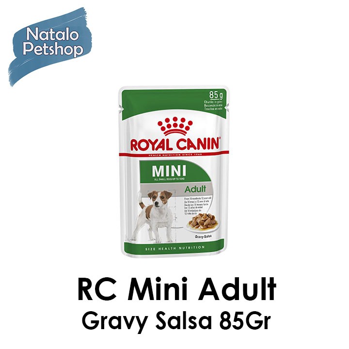 Royal Canin Mini Adult 85Gr/Sachet/Pouch/Makanan Basah Anjing Kecil