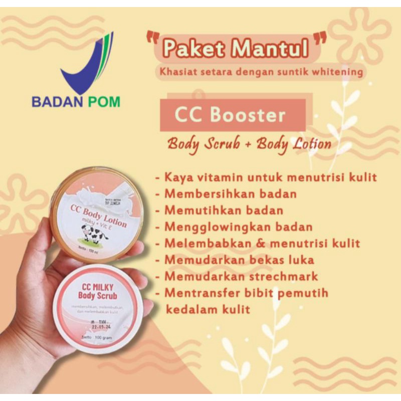 cc Booster body lotion