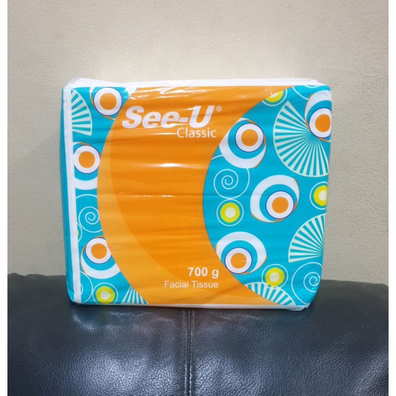 TAKASIH 700 gr TISSUE SEE U TISU 2 PLY TISU SEE-U SHEET CLASSIC FACIAL