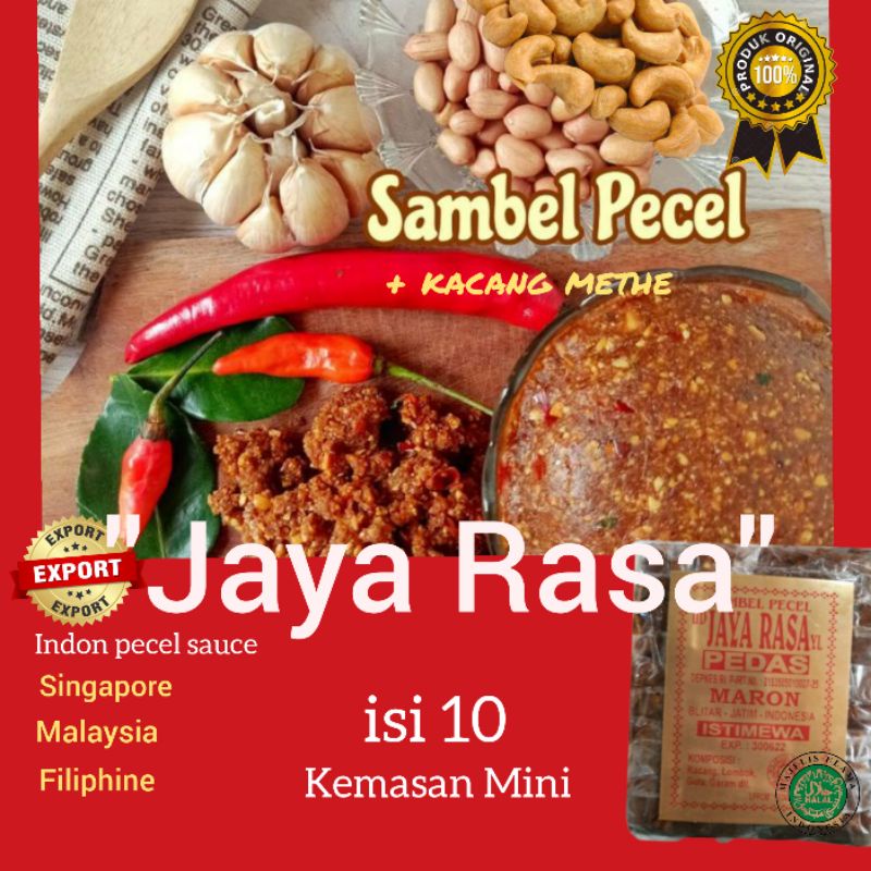 Jual Sambal Pecel Export 700 Gram Sambel Pecel Jaya Rasa Sambel Pecel