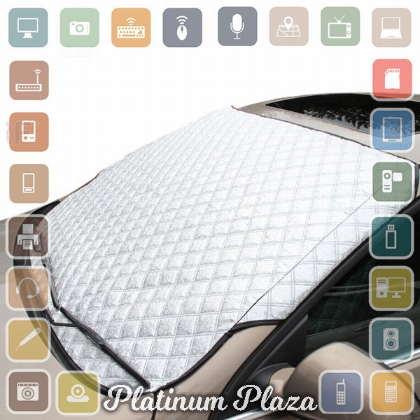 Mayitr Sun Shade Pelindung UV Kaca Mobil 190 x 100 cm - GS-0004 - Silver`8SX3UK-