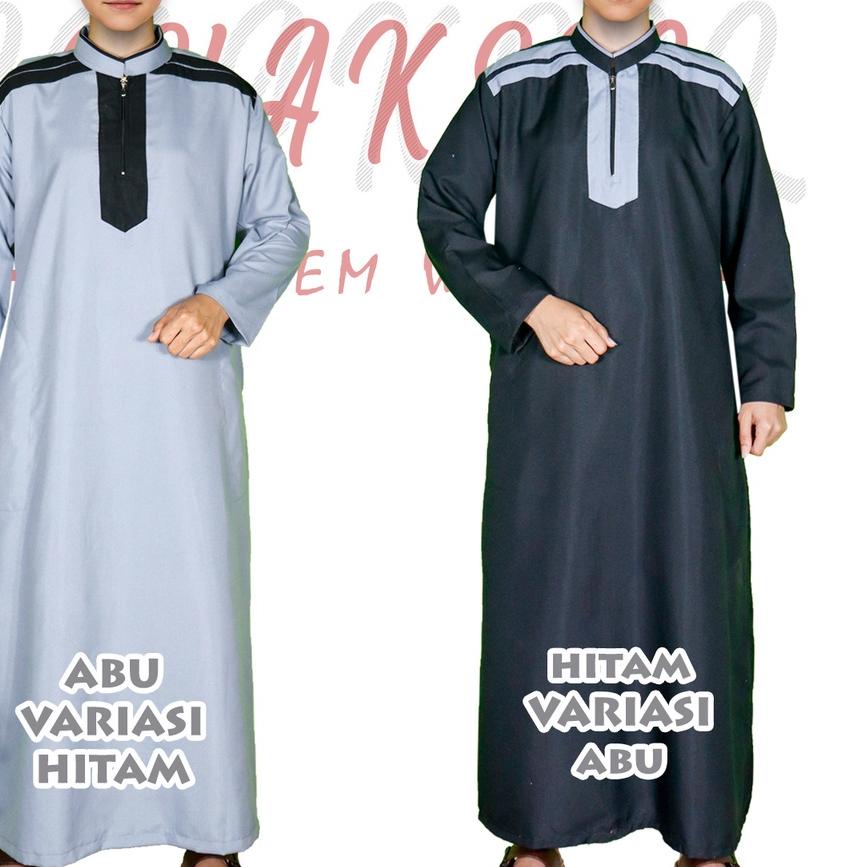 ֍ shakeil - Baju Gamis Anak Laki - Laki - Jubah Anak Laki - Laki - Baju Jubah Anak Laki laki 2-15 Ta
