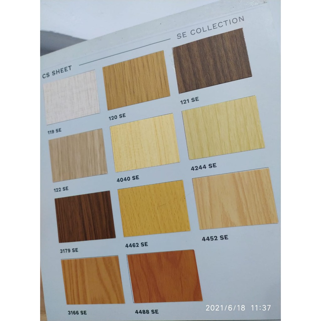 CS SHEET SE PVC SHEET WOODGRAIN CS SHEET TIPE SE PVC SHEET URAT KAYU CS SHEET SE SERAT KAYU CS SE