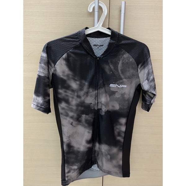 preloved jersey roadbike cowok snp warna hitam