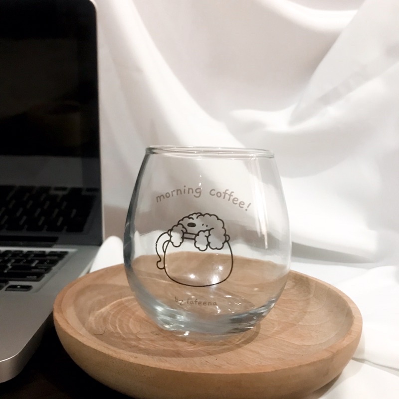 Gelas Kaca Korea Aesthetic | Gelas Bubble Ball | Gelas Estetik | Gelas Motif | Home Cafe