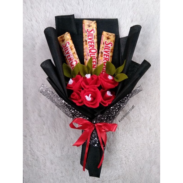 buket bunga Silverqueen buket Silverqueen buket coklat