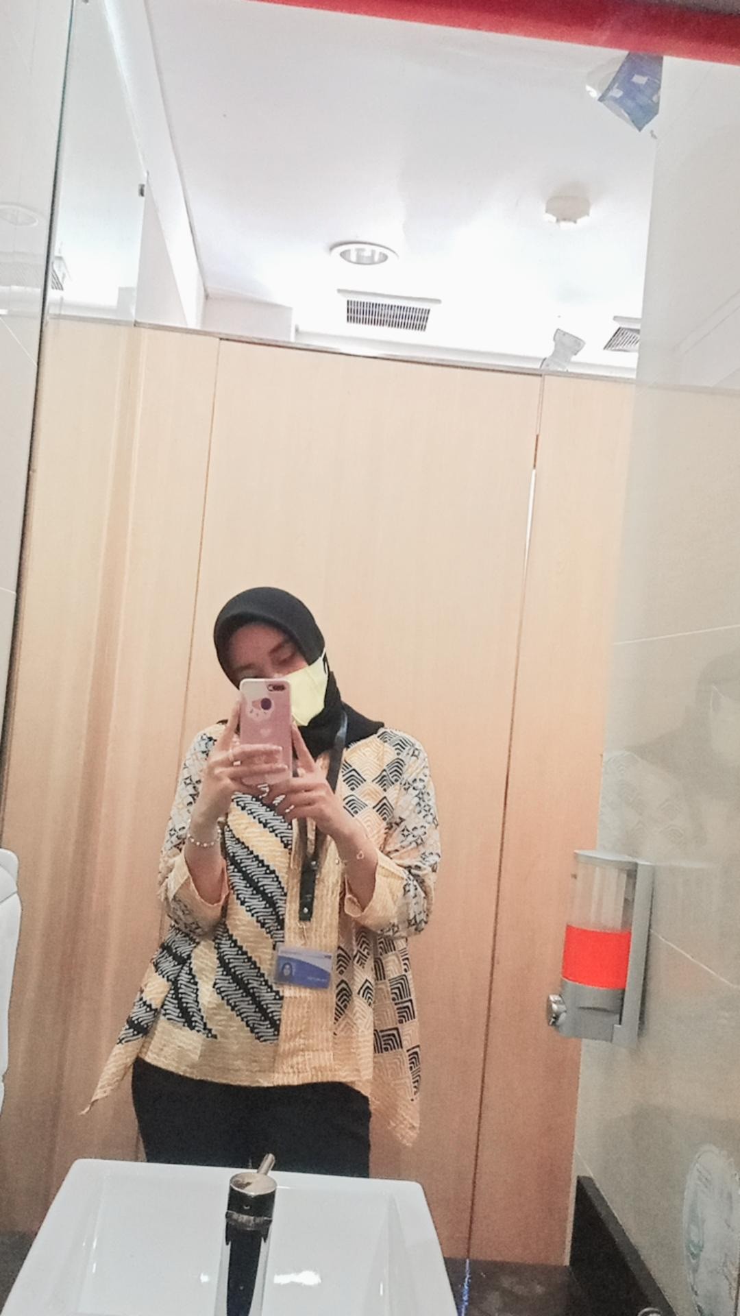 Tunik Parang Soft Gading Mika Sekar Batik Midi Tunik Kerja Kondangan Pesta Seragaman Jumbo Muslim