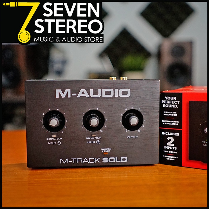 {suhadistore} M-AUDIO M TRACK SOLO MTRACK AUDIO INTERFACE SOUNDCARD M TRACK ORIGINAL Murah