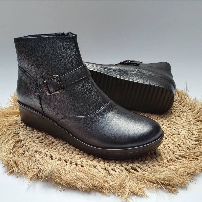 SEPTU BOOTS WANITA ASLI KULIT
