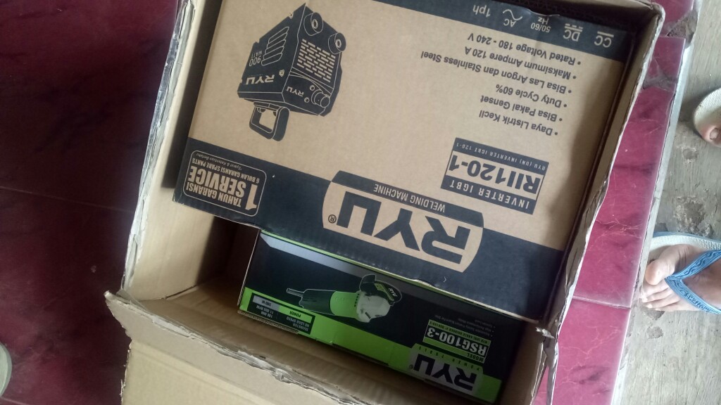 Mesin Travo Trafo Las Listrik Inverter 120a 120 A 900w 900 Watt Rii 120-1 Rii120 Ryu Tekiro