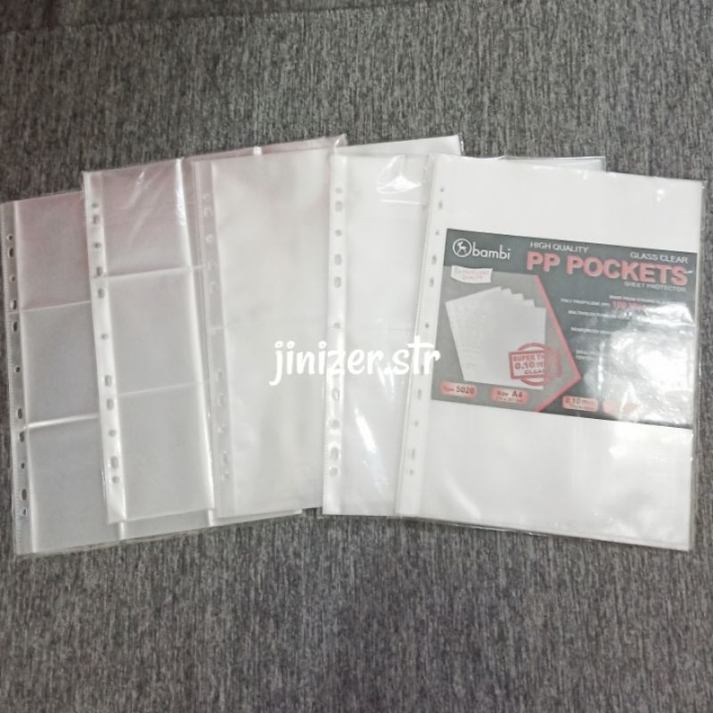 

SLEEVE PHOTOCARD BAMBI BINDER A4 1P/4P/9P (10pcs/1pax) [BACA DESKRIPSI!]