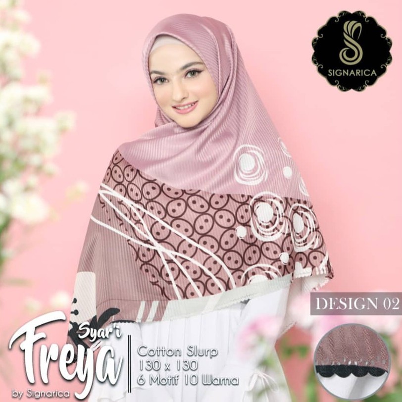 fuukuu Premium Syari Syar'i Jumbo Square Jilbab Hijab Segi Empat Motif Maroon Navy Mauve Pink Blue