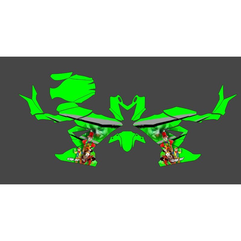 DECAL NINJA 250SL MONO FULLBODY