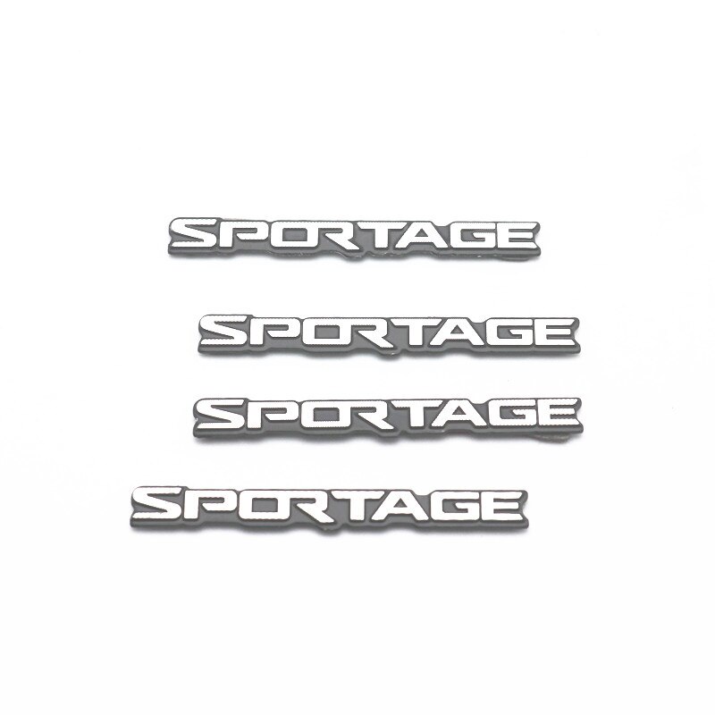 4 Pcs Sticker Emblem Dekorasi Speaker audio Mobil Bahan Aluminum Untuk Kia Sportage 3 4