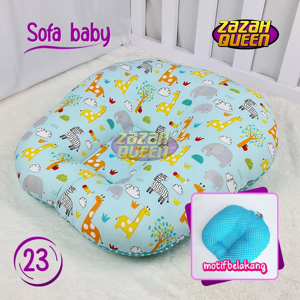 Sofa Bayi Terbaru / Kasur Bayi Empuk / Baby Lounger - Motif 23