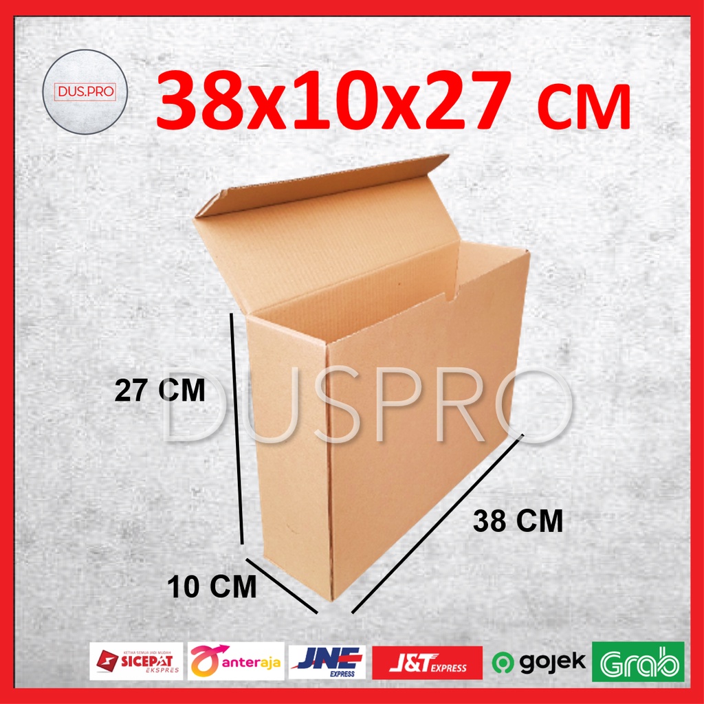 

(min 10 pcs) KARDUS BOX ARSIP DOKUMEN 38X10X27 CM | TEBAL KOKOH BESAR KARTON ARSIP FILE KANTOR