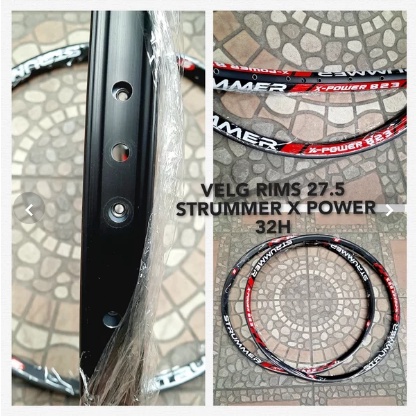VELG SEPEDA RIMS 27.5 STRUMMER X POWER 32H