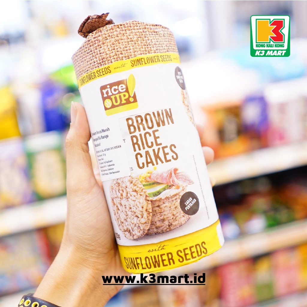 

Rice Up Brown Rice Cakes Sunflower Seeds 120gr