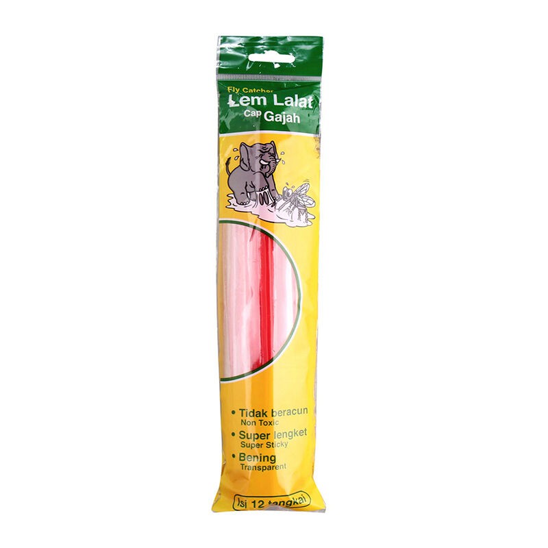 Lem Lalat Cap Gajah Fly Catcher Lem Lalat Stick Lem Lalat Tangkai (3 pcs)