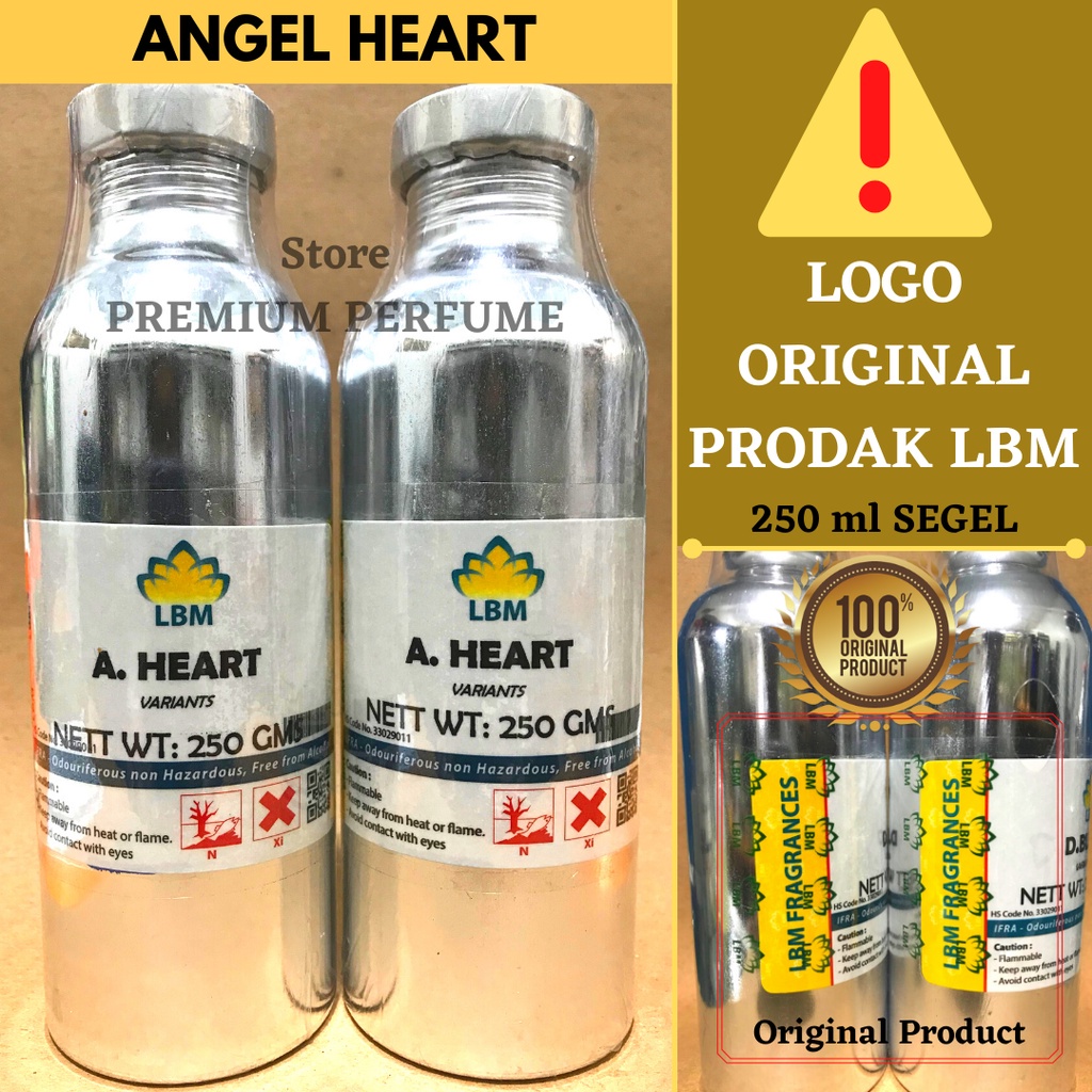 Bibit Parfum Murni ANGEL HEART 250 ml Bibit LBM Original / Parfum Angel Heart / Bibit Parfume Angel 