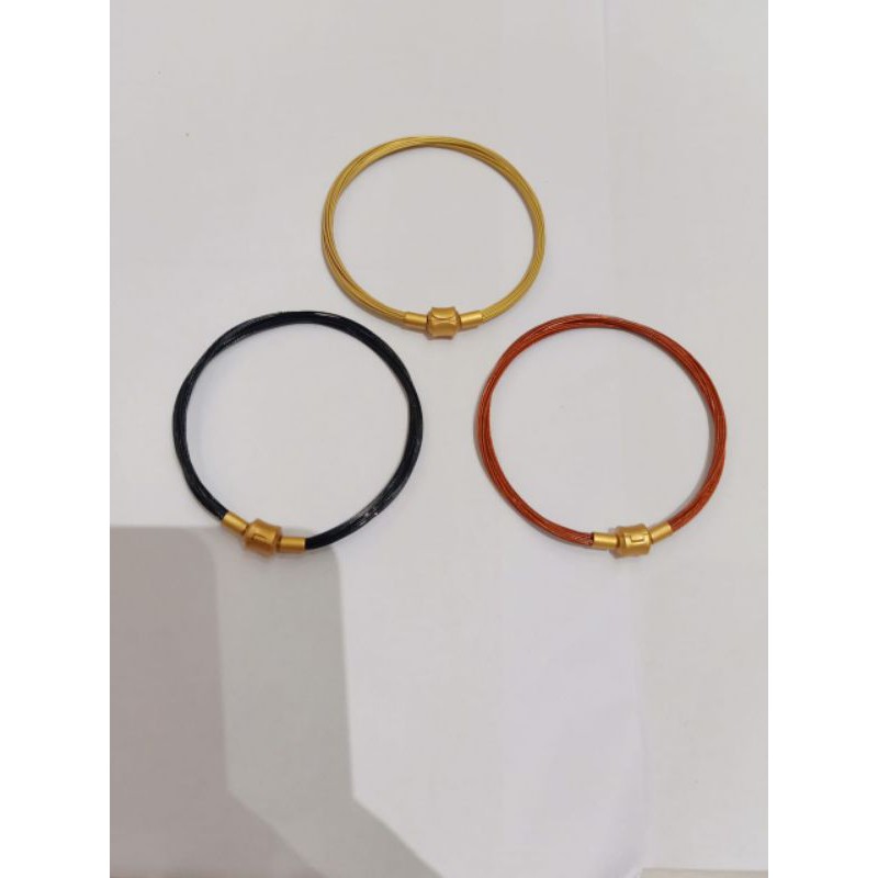 gelang kawat plitir 2,5mm/gelang serabut