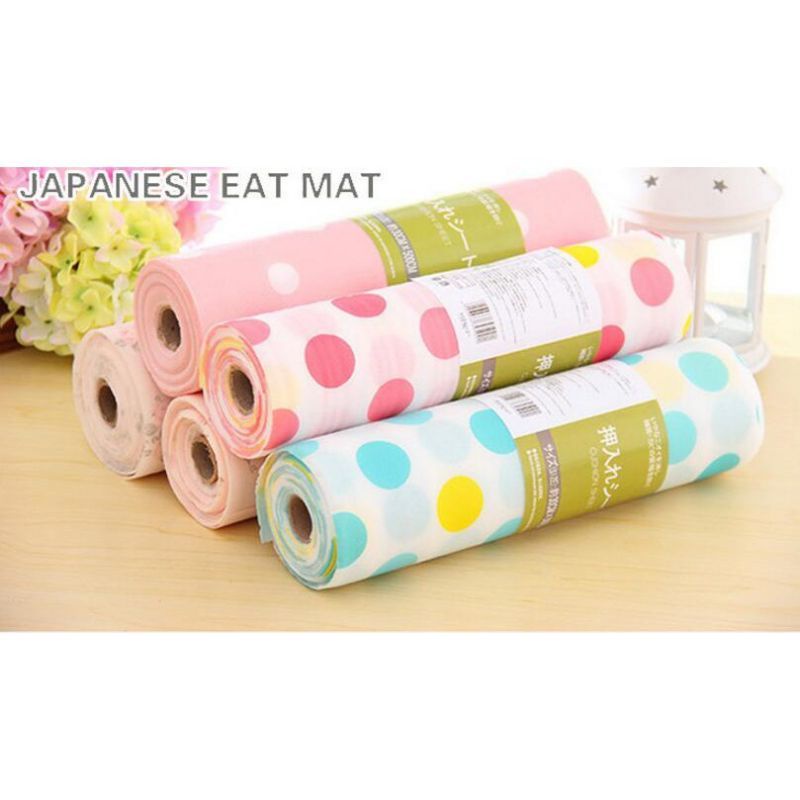 MH80ALAS LACI TAPLAK MEJA LEMARI PAKAIAN SERBAGUNA MAKAN ANTI AIR/ALAS SERBAGUNA DINING MAT MOTIF 3METER UNTUK MEJA RAK LACI/JAPANESE SERBAGUNA