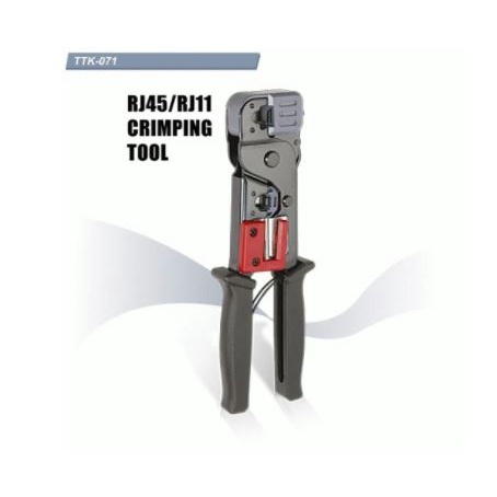 Crimping tool modular goldtool lan rj45 rj12 8p 6p 3in1 crimp cut strip ttk-071 - Tang gold tool rj-45 rj-12 ttk071