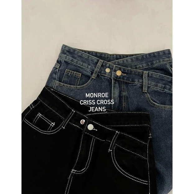 Monroe Criss Cross Jeans