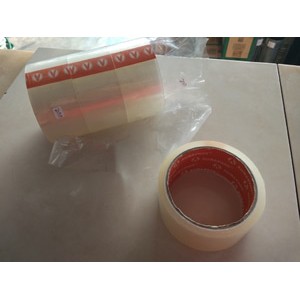 

Lakban Bening / Packing Tape Transparan 48mm x 80y merk Aurapack BAGUS