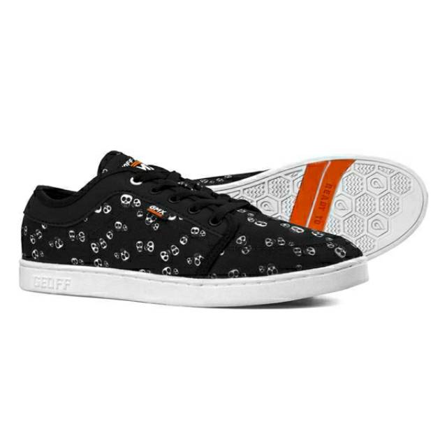 Sepatu Pria Original Avalone Black Monkey Skull