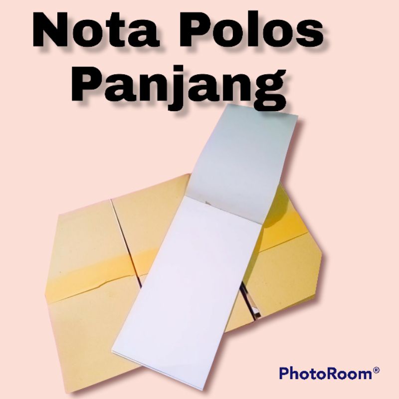 

Nota Polos Kosong Panjang 1Pack 10Buku
