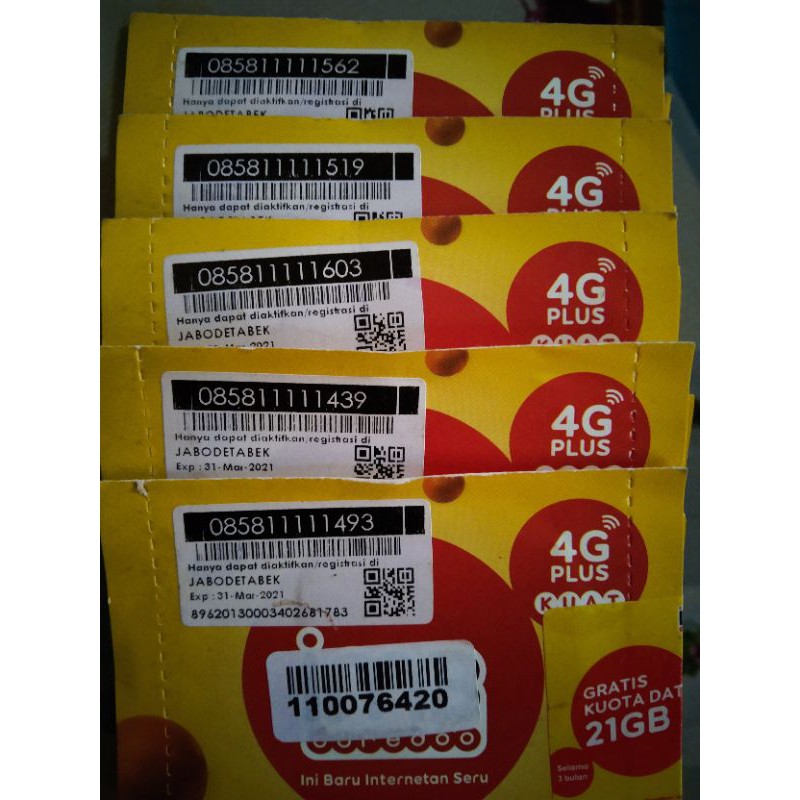 kartu perdana IM3 cantik