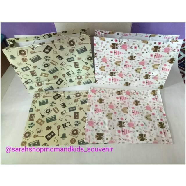 

PAPERBAG / TAS GOODIE BAG / KANTONG SOUVENIR / TAS TALI ULTAH