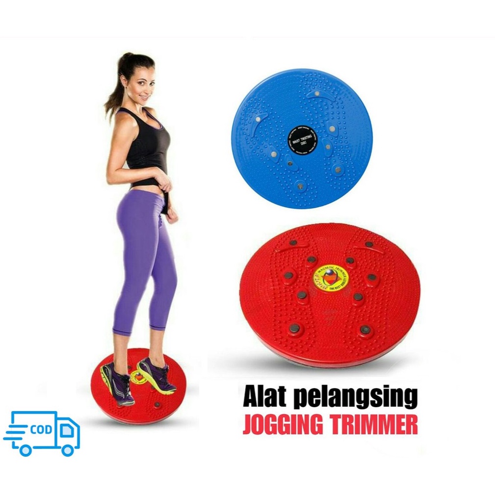 DBI - [ BISA COD ] JOGGING PLATE TRIMMER MAGNETIC / ALAT PENGECIL PERUT &amp; PELANGSING BADAN