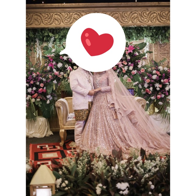 Wedding Dress Rose Gold