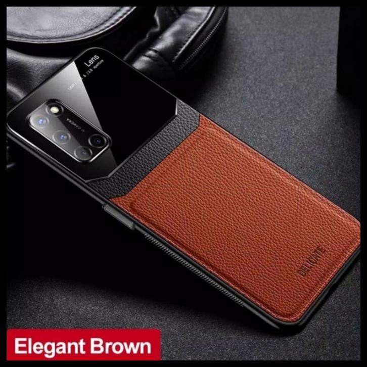 Case Kulit Sapi Samsung S10 Lite Leather Case Hard Soft Original - Hitam